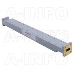 42WPFA-50_Cu WR42 Waveguide Low Power Precision Fixed Attenuator 18-26.5GHz with Two Rectangular Waveguide Interfaces