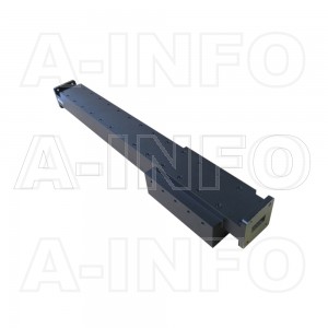 75WPFA200-3 WR75 Waveguide Medium Power Precision Fixed Attenuator 10-15GHz with Two Rectangular Waveguide Interfaces