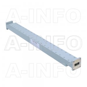 90WPFA50-50 WR90 Waveguide Low-Medium Power Precision Fixed Attenuator 8.2-12.4GHz with Two Rectangular Waveguide Interfaces