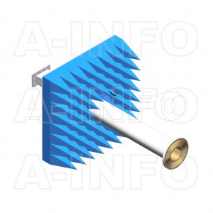 LB-ACH-284-10-A-A1 Linear Polarization Corrugated Feed Horn Antenna 2.6-3.95GHz 10dB Gain Rectangular Waveguide Interface Equipped with Absorber