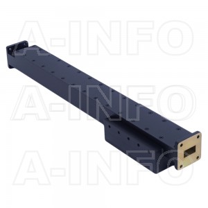 75WPFA200-20 WR75 Waveguide Medium Power Precision Fixed Attenuator 10-15GHz with Two Rectangular Waveguide Interfaces