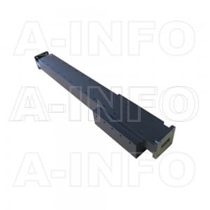 75WPFA200-6 WR75 Waveguide Medium Power Precision Fixed Attenuator 10-15GHz with Two Rectangular Waveguide Interfaces
